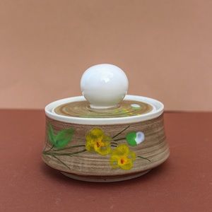 Vintage Hand Painted in Italy Cream and Sugar Pot